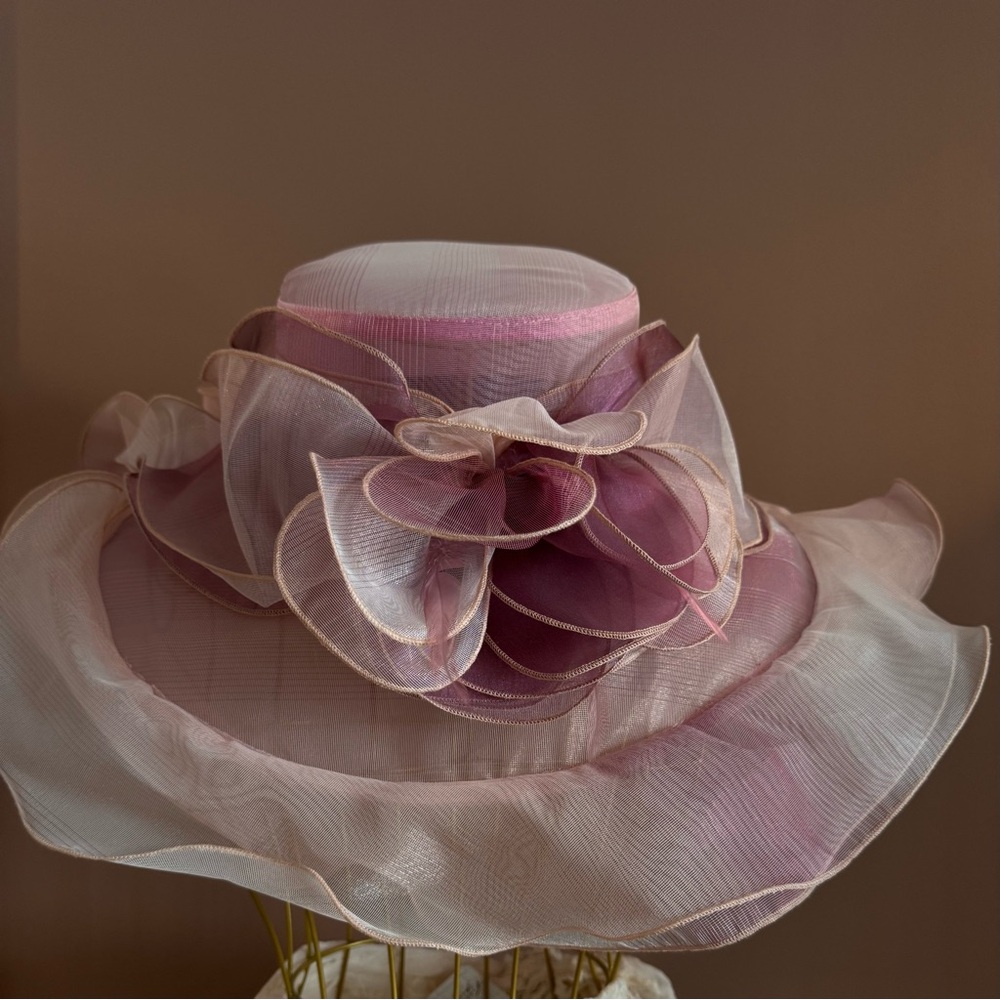 Elegant Pink and Purple Women's Hat